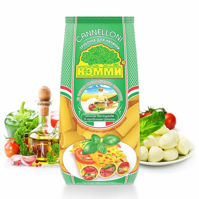 Макароны Кэмми каннеллони 250гр м/у