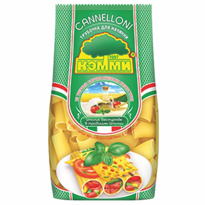Макароны Кэмми каннеллони 250гр м/у