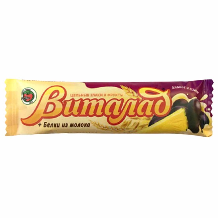 Батончик Виталад ананас,изюм 40гр м/у