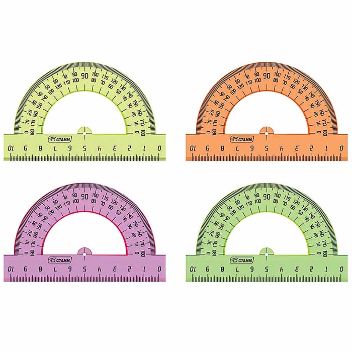 Транспортир СТАММ отливная шкала 10см артTP21/210