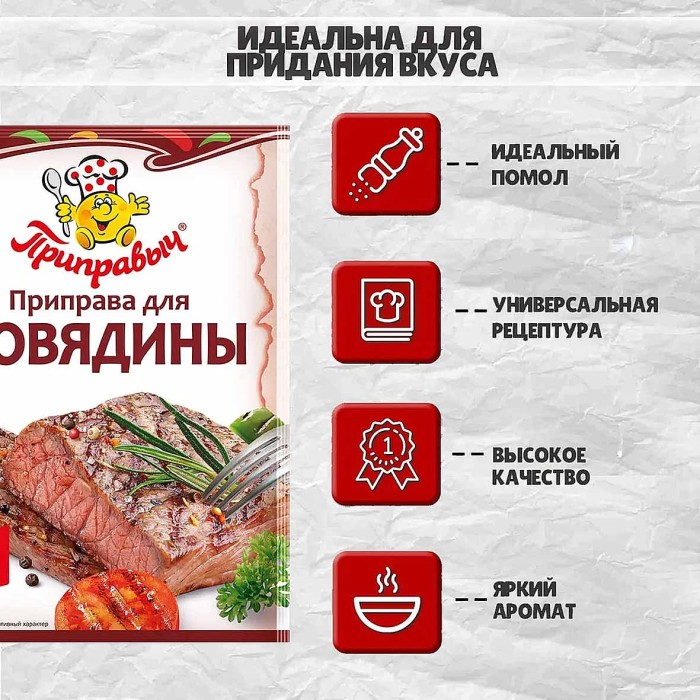 Приправа Приправыч для говядины 15гр м/у