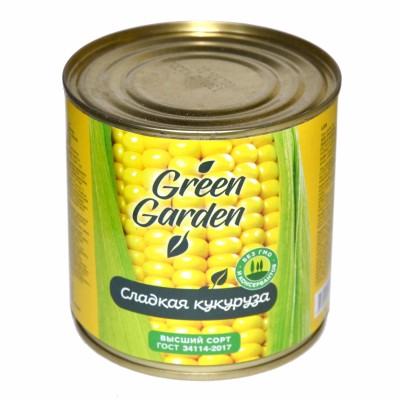 Кукуруза Green Garden сладкая 425гр ж/б