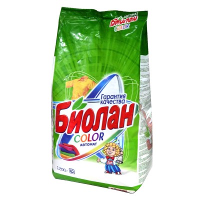Порошок для стирки Биолан Color автомат 1,2кг м/у