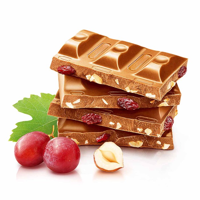 Шоколад Победа Молочный с лесным орехом и изюмом 220гр м/у