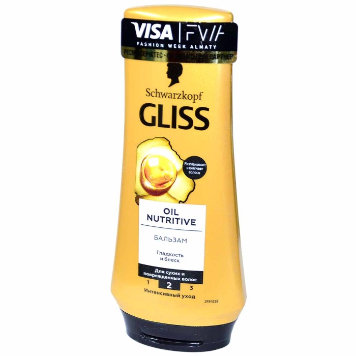 Бальзам для волос Gliss Kur Oil nutritive 200мл пэт