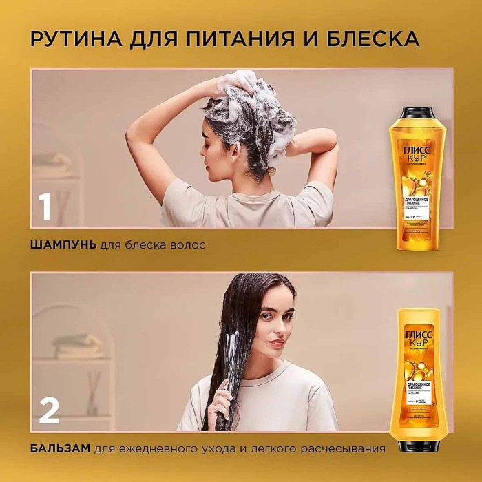 Бальзам для волос Gliss Kur Oil nutritive 200мл пэт