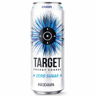 Напиток энергетический Бочкари Target zero sugar 0,45л ж/б