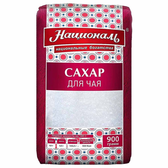 Сахар Националь Для чая 900гр м/у