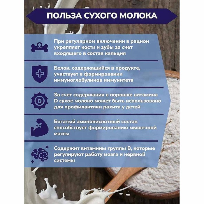 Молоко сухое ГОСТ 26% 200гр м/у