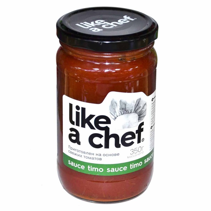 Соус Like a chef Timo 350гр ст/б