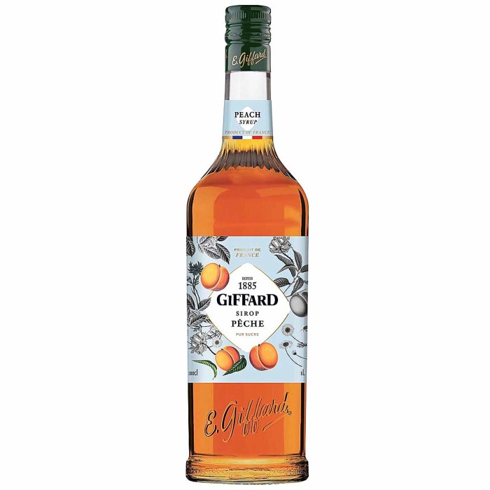 Сироп Giffard Персик 1л ст/б