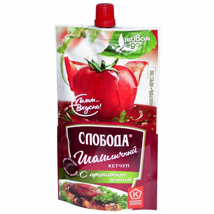 Кетчуп Слобода Шашлычный 200гр д/п