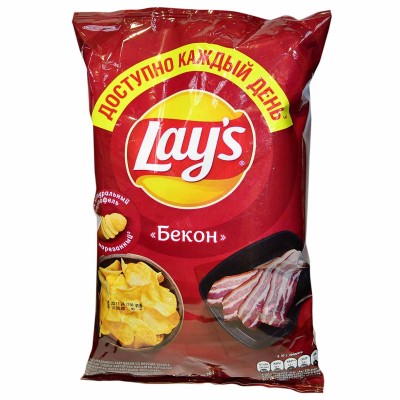 Чипсы Lay’s вкус бекона 70гр м/у