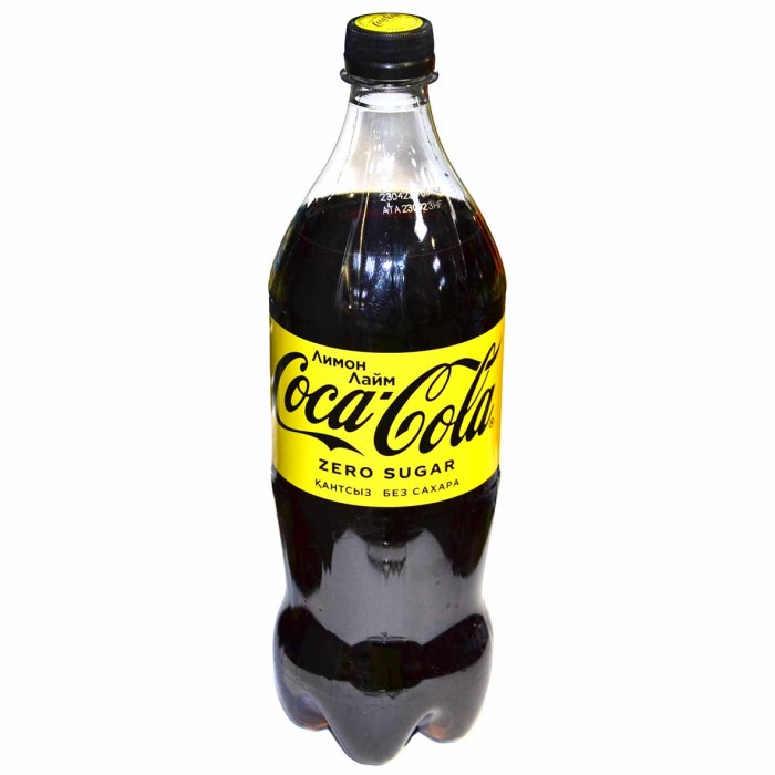 Напиток Coca-Cola лимон-лайм без сахара газ 1л пэт