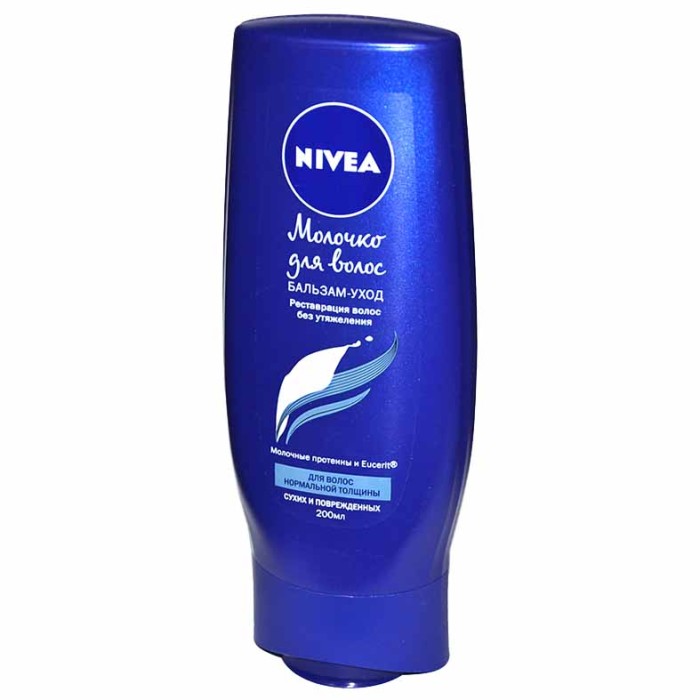 Бальзам-уход для волос Nivea Молочко для волос 200мл пэт