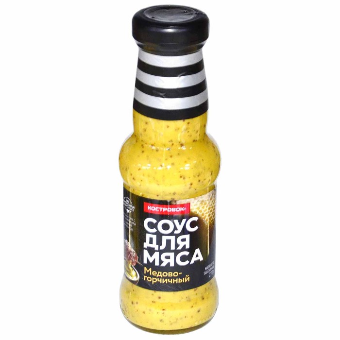 Соус Костровок Медово-горчичный 250мл пэт