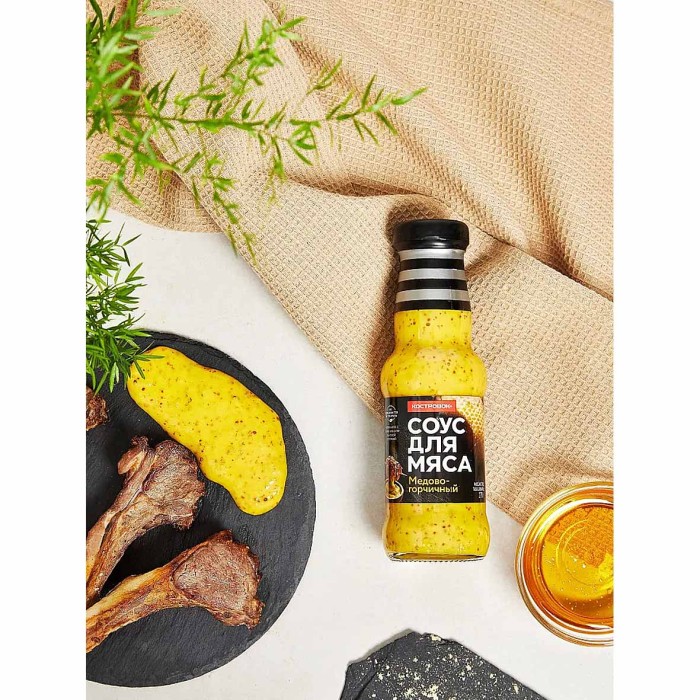 Соус Костровок Медово-горчичный 250мл пэт
