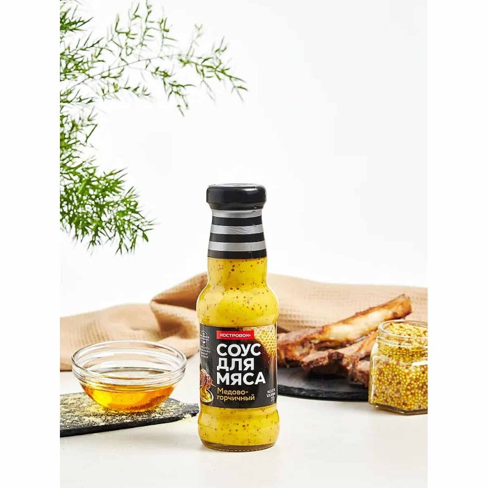 Соус Костровок Медово-горчичный 250мл пэт