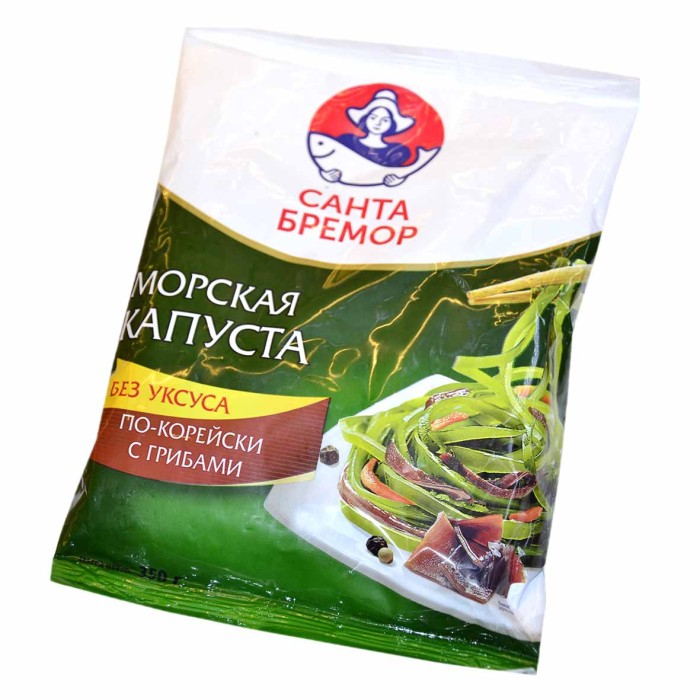 Капуста морская Санта Бремор по-корейски с грибами 350гр м/у