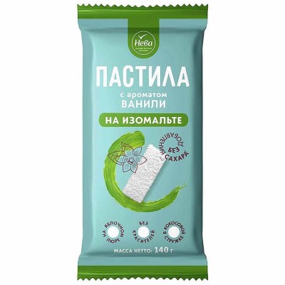 Пастила Нева с ароматом ванили на изомальте в кокосовой стружке 140гр м/у