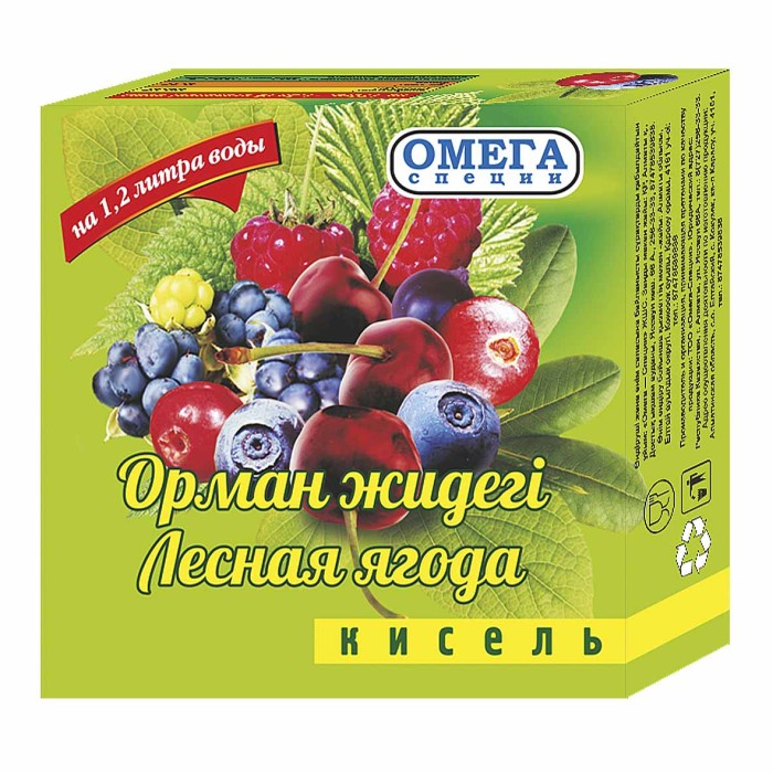 Кисель Омега лесная ягода 170гр м/у