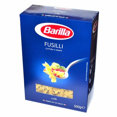 Макароны Barilla Fusilli 450гр к/у