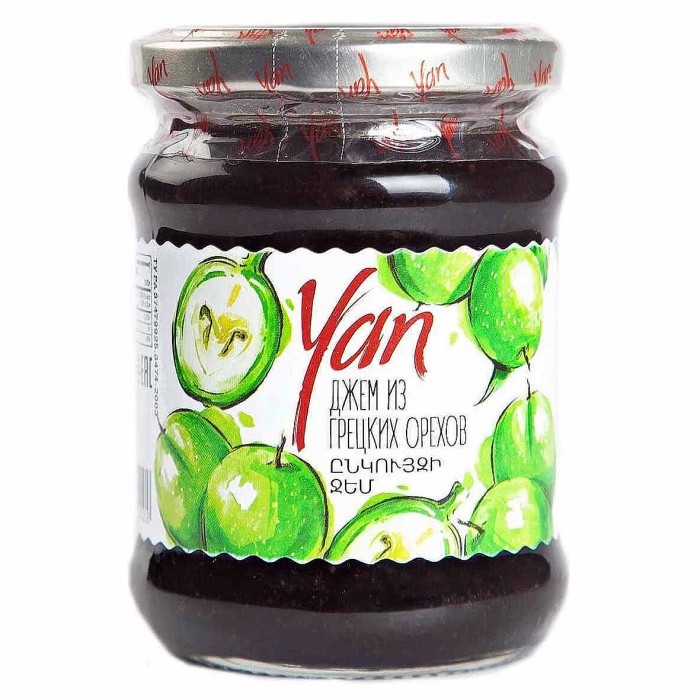 Джем Yan из грецких орехов 320гр ст/б
