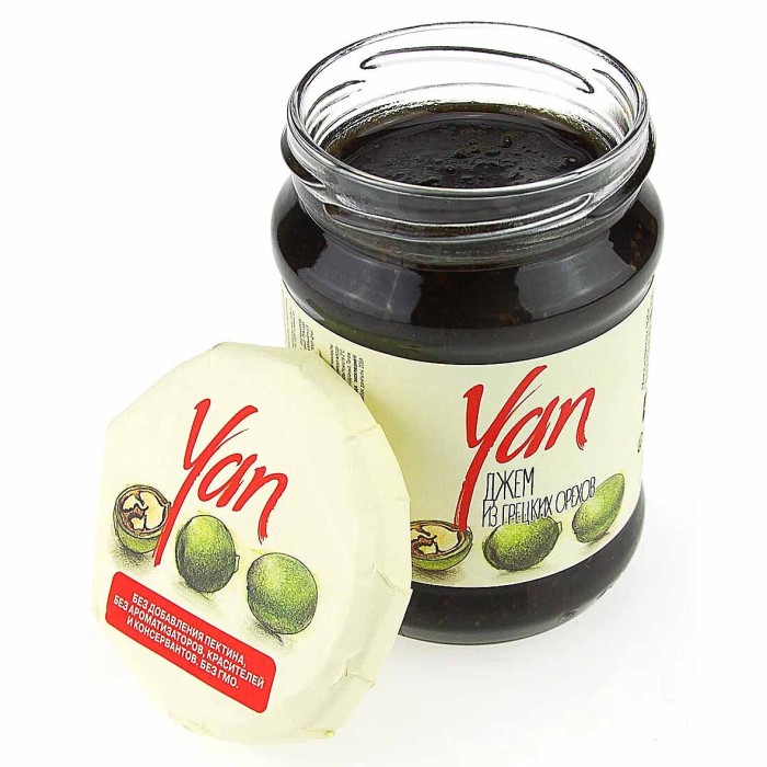 Джем Yan из грецких орехов 320гр ст/б