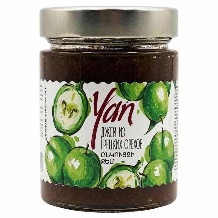 Джем Yan из грецких орехов 320гр ст/б
