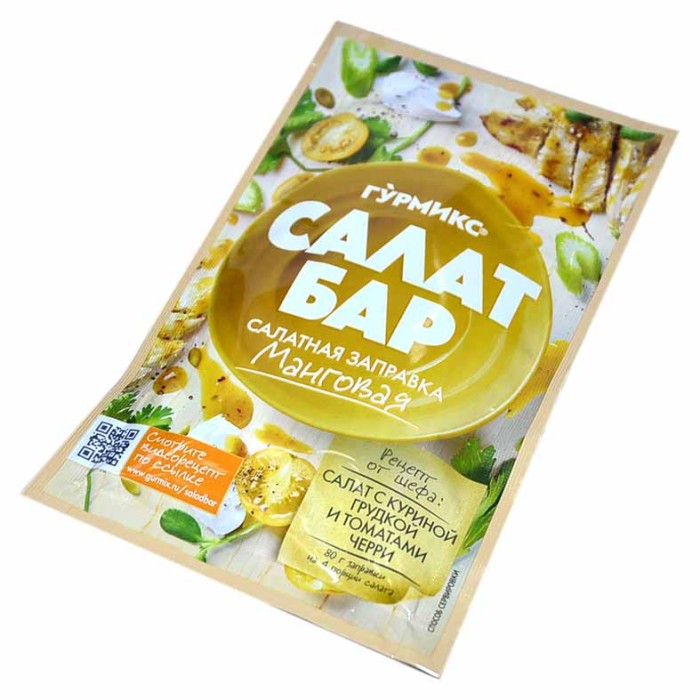 Заправка салатная Гурмикс Манговая 80гр м/у