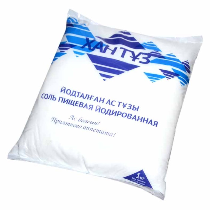 Соль пищевая Барские продукты Хан Туз 1кг м/у