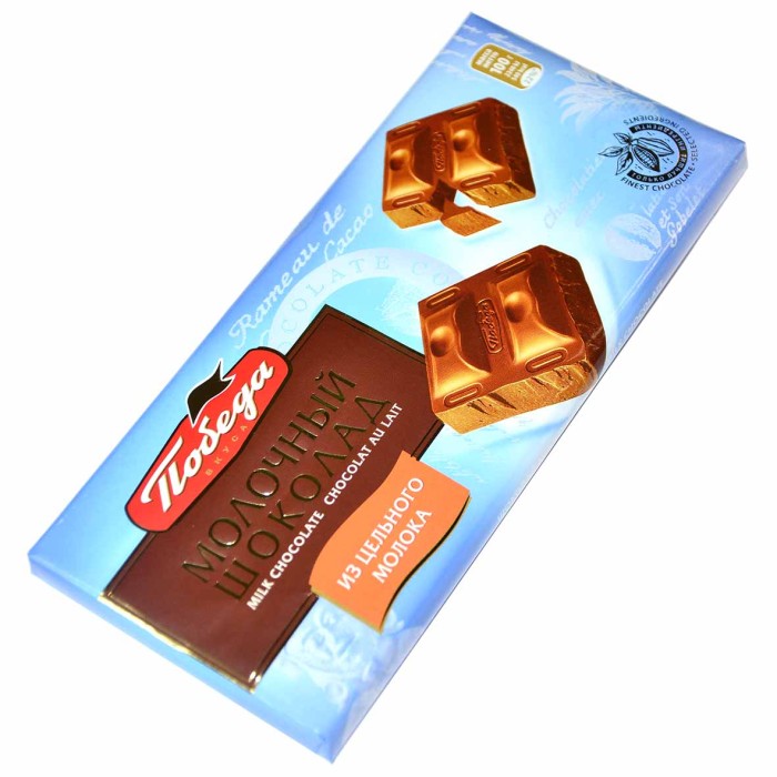 Шоколад Победа Молочный 100гр м/у