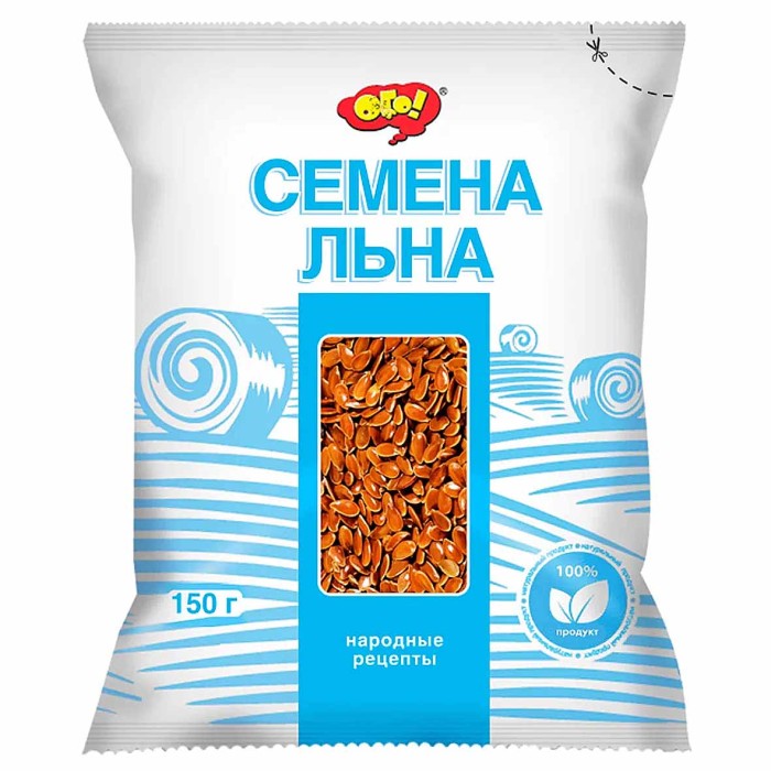 Семена льна Ого! 150гр м/у