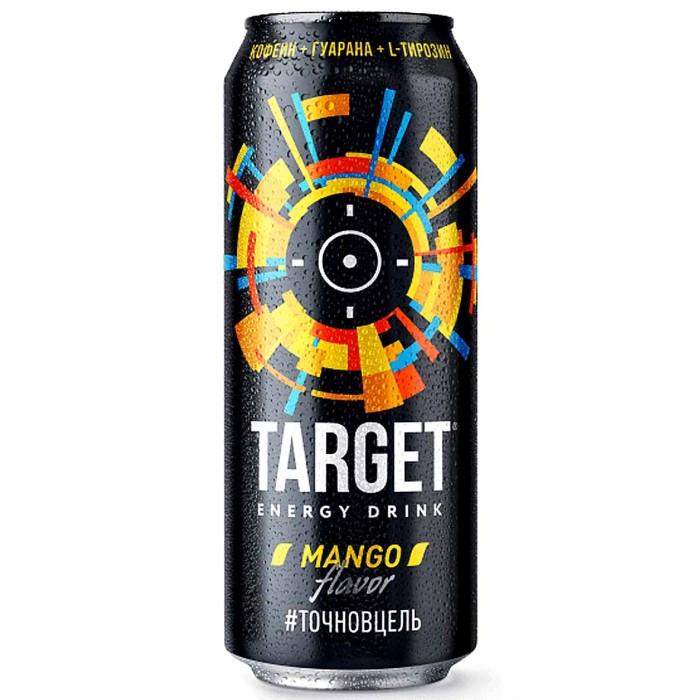 Напиток энергетический Бочкари Target mango flavor 0,45л ж/б