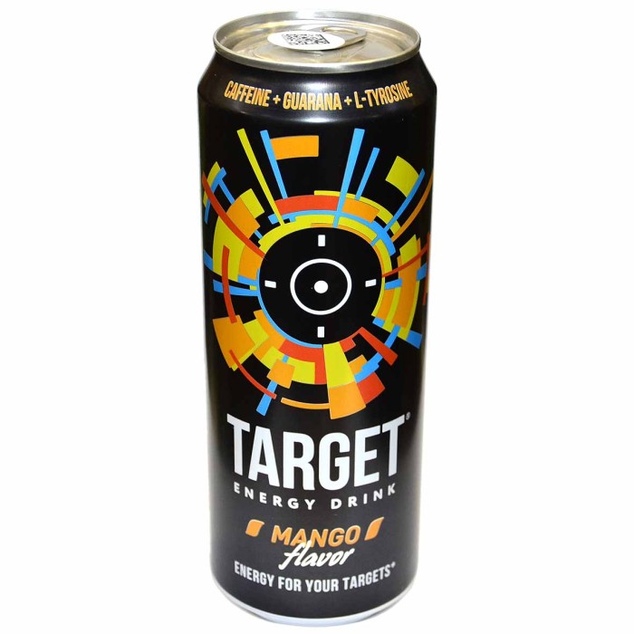 Напиток энергетический Бочкари Target mango flavor 0,45л ж/б