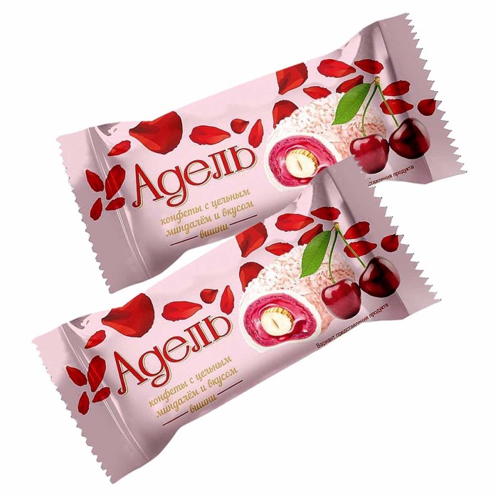 Конфеты Акконд Adell Цельный миндаль и вишня