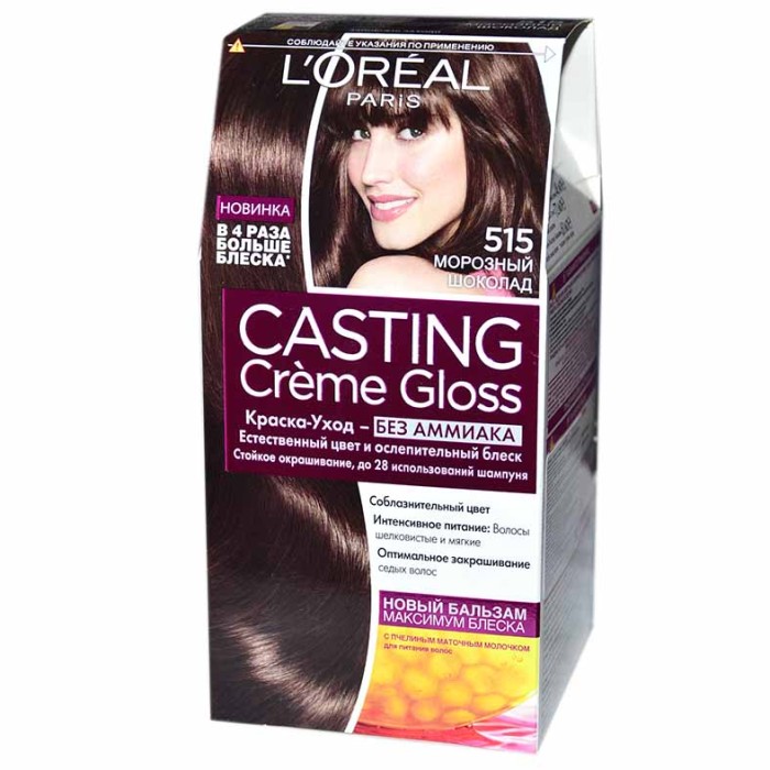 Краска для волос Loreal Casting creme gloss 515 Морозный шоколад к/у