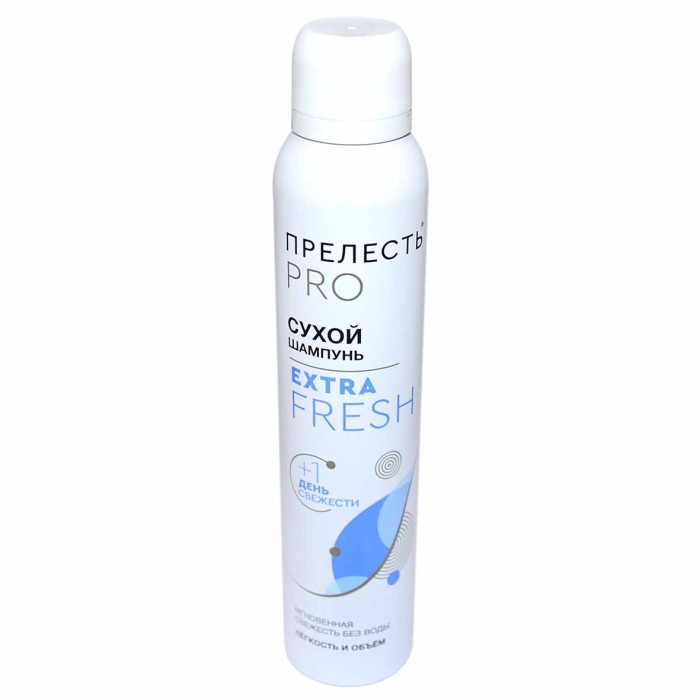 Шампунь сухой для волос Прелесть Professional Extra Fresh 200мл ж/б