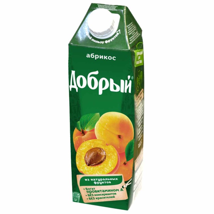 Нектар Добрый абрикосовый 1л т/п