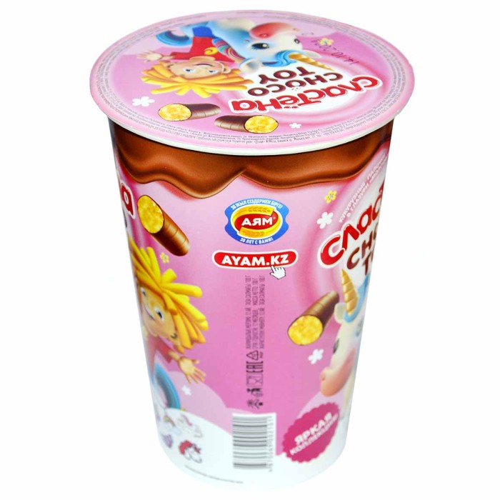Палочки кукурузные Сластена Choco toy Яркая коллекция молочный шоколад 100гр м/у