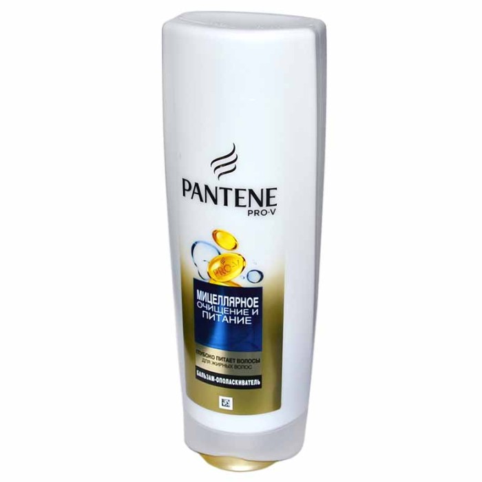 Бальзам-ополаскиватель для волос Pantene Очищение и питание с мицеллярной водой 360мл пэт
