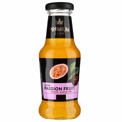 Сироп Premium Club Маракуйя десертный 0,250мл ст/б