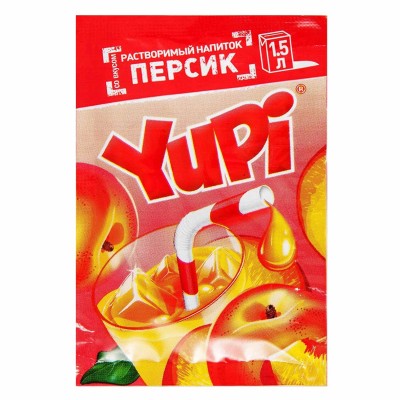 Напиток растворимый Yupi Персик 15гр м/у