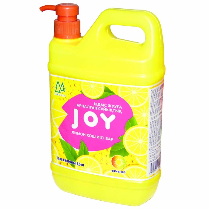 Средство для мытья посуды JOY Лимон 1,5л пэт