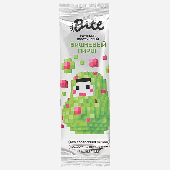 Батончик Bite Вишневый пирог протеиновый 40гр