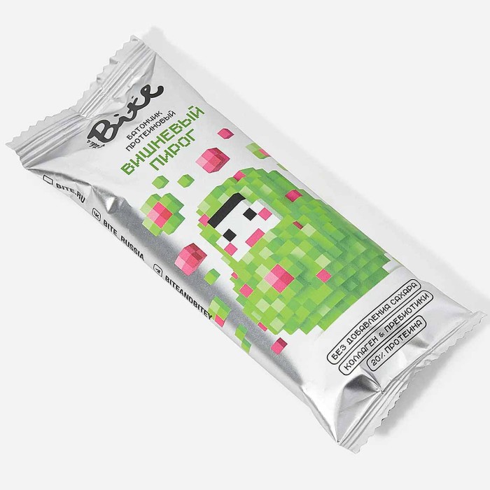 Батончик Bite Вишневый пирог протеиновый 40гр