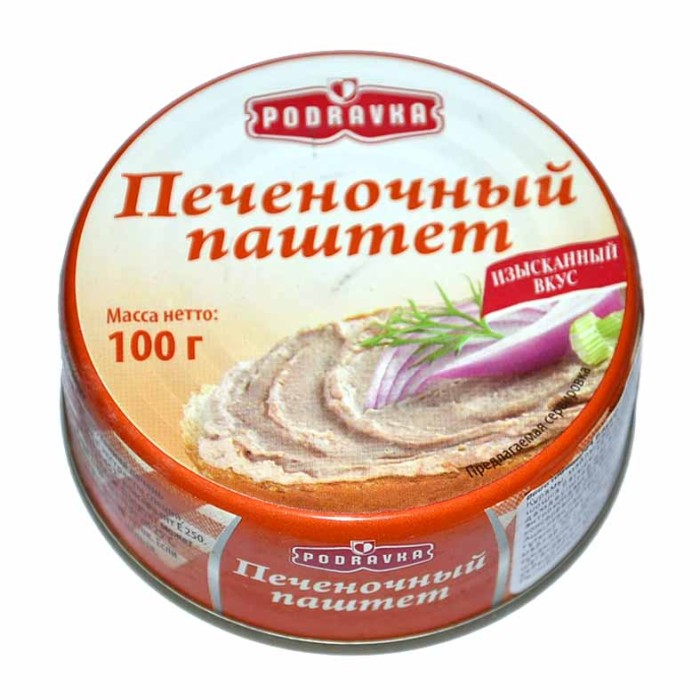 Паштет Podravka печеночный 100гр ж/б