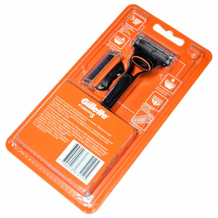 Бритва Gillette Fusion с 2 сменными кассетами к/у