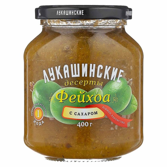 Десерт Лукашинские Фейхоа с сахаром 400гр ст/б
