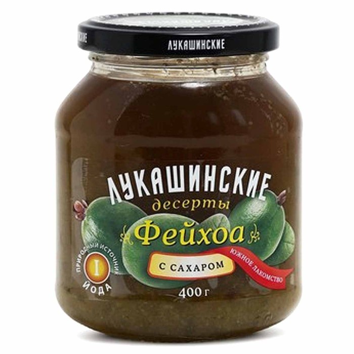 Десерт Лукашинские Фейхоа с сахаром 400гр ст/б